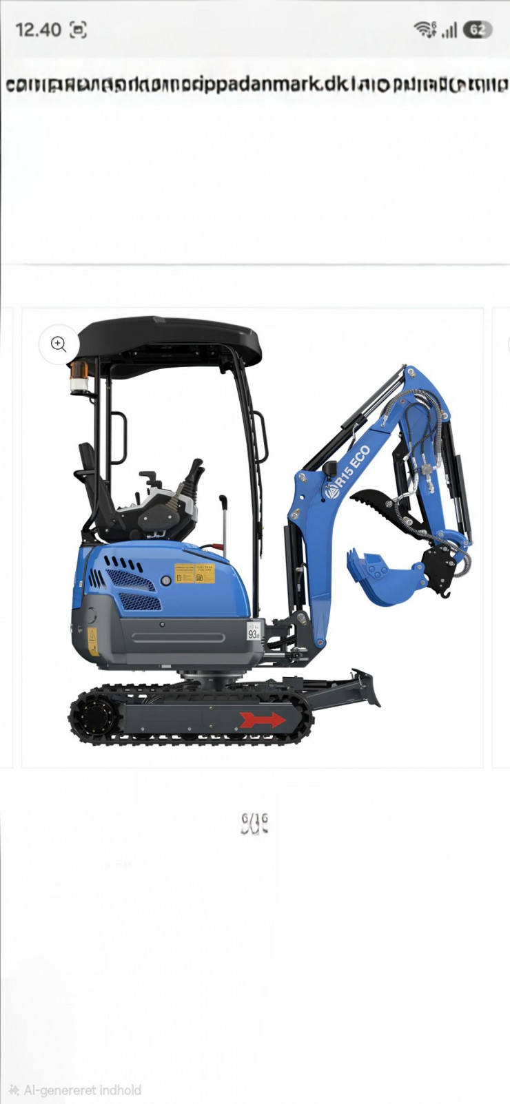 Minigraver 1,5 tons